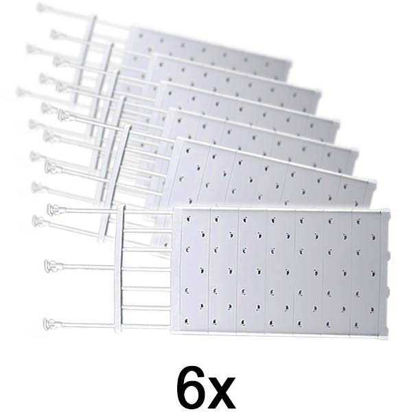 6x Išplečiamas lentynų stelažas | SHELFEXPEND